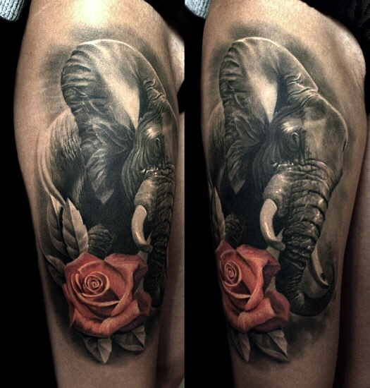 Elefant Tattoo